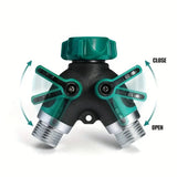 3/4" 2/4-Way Garden Hose Splitter with Shut-Off Valve (different types available)