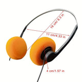 3.5mm Wired Stereo Walkman-Style Headphones
