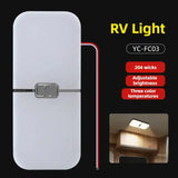 3-Color Dimmable 12V LED Interior Ceiling Light for RV's & Caravans