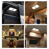 3-Color Dimmable 12V LED Interior Ceiling Light for RV's & Caravans