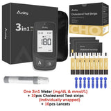 3-in-1 Blood Glucose, Uric Acid & Cholesterol Meter