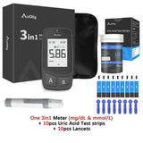 3-in-1 Blood Glucose, Uric Acid & Cholesterol Meter