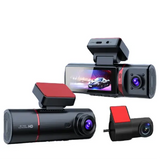 3-Lens Car Camera – Front/Inside/Rear 4K DVR (different models available)