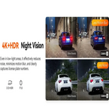 3-Lens Car Camera – Front/Inside/Rear 4K DVR (different models available)