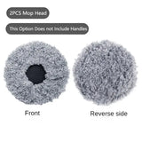 3-Section Telescopic Car Wash Mop with Double Brush Head