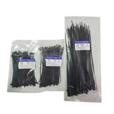 300PCS Releasable Nylon Cable Ties 3x100/3x150/4x200mm Reusable Loop Wrap