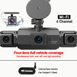 360° Dash Cam with WiFi & 24H Parking Mode (available in different storage capacity)