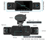 360° Dash Cam with WiFi & 24H Parking Mode (available in different storage capacity)