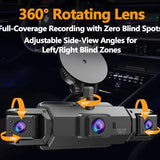 360° Dash Cam with WiFi & 24H Parking Mode (available in different storage capacity)