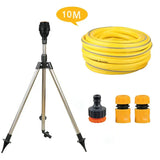360° Rotating Garden Sprinkler with Tripod Irrigation Stand