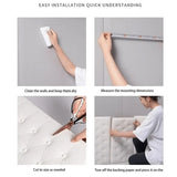 3D Self-Adhesive Foam Wall Stickers (9 colours available)
