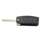 3-Button Flip Remote Car Key 434MHz 4D60/4D63 Chip HU101 for Ford Focus