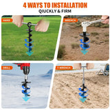 Heavy-Duty Spiral Ground Anchors (pack of 4)