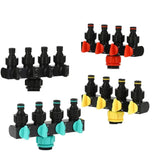 4-Way Garden Water Splitter with European Standard Threads