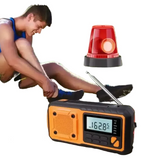 4000mAh Emergency Solar Radio with Hand Crank, Flashlight & Phone Charger