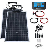 200W Solar Panel & Inverter Kit 12V–220V