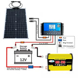 200W Solar Panel & Inverter Kit 12V–220V