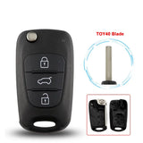 433MHz ID46 Remote Car Key for Hyundai i30, ix35, Elantra & Kia Sportage, Rio, Cerato