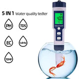 5-in-1 Digital PH TDS EC Meter Pen