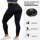 5-Pack of Women's High-Waisted Workout Leggings (various sizes and colours available)