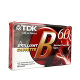60 Minute Blank Cassette Tapes for Audio Recording (5PCS)