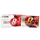 60 Minute Blank Cassette Tapes for Audio Recording (5PCS)