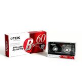 60 Minute Blank Cassette Tapes for Audio Recording (5PCS)
