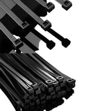 500/1000PCS Self-Locking Black Nylon Cable Ties