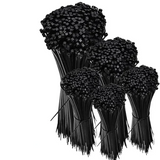 500/1000PCS Self-Locking Black Nylon Cable Ties