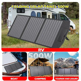 50W Foldable Solar Charger for Camping