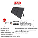 50W Foldable Solar Charger for Camping