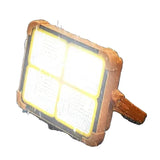 500W Solar Rechargeable Flood Light IP66 Waterproof Portable Camping & Emergency Lantern Power Bank