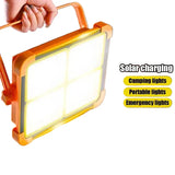 Solar Rechargeable Flood Light 10000mAh IP66 Waterproof Portable Camping & Emergency Light