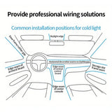 5M USB LED Neon Car Interior Light (7 colours available)