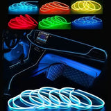 5M USB LED Neon Car Interior Light (7 colours available)