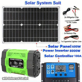 60W Backup Solar Kit 500W Inverter