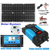 60W Home & Outdoor Solar Power System