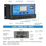 60W Home & Outdoor Solar Power System