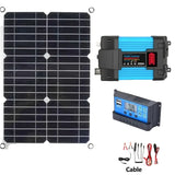 60W Home & Outdoor Solar Power System