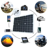 60W Home & Outdoor Solar Power System