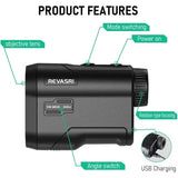Advanced 600M Golf Laser Rangefinder with Slope Compensation and Flagpole Lock - USB Rechargeable Precision Tool for Golf Enthusiasts