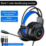 7.1 Gaming Headset with Mic & LED (3 coours available)