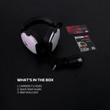 7.1 Wired Gaming Headset 40mm with Mic (available in Black & White)