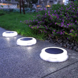 Premium Outdoor Waterproof LED Solar Lawn Lights - Elegant Buried Street Lamps for Gardens and Villas in Warm White