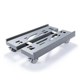 Adjustable Ventilated CPU Stand with Caster Wheels - Ideal Under Desk Holder for Most PC Towers