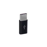LED USB 3.0 to Type-C Adapter - OTG USB-C and USB-A to Micro USB Female Connector for Samsung, Xiaomi, and POCO Devices