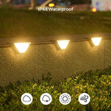 LED Solar Step Lights, Waterproof Outdoor Deck & Stair Lights (8pcs)