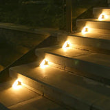 LED Solar Step Lights, Waterproof Outdoor Deck & Stair Lights (8pcs)