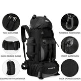 90L Waterproof Hiking & Camping Backpack (various colours available)