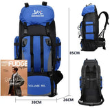 90L Waterproof Hiking & Camping Backpack (various colours available)